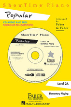 Showtime Piano Popular. (Enhanced CD). By Nancy Faber and Randall Faber. For Piano/Keyboard. Faber Piano Adventures®. CD. 2A. CD only. Faber Piano Adventures #CD1035. Published by Faber Piano Adventures.

Appealing new orchestrations for the updated Level 2A ShowTime® Piano Popular Book (available separately)! This enhanced CD of background accompaniments includes two audio tracks for each song: one at a slower practice tempo, and the second at the full performance tempo. MIDI files for each song are also included on the CD. Includes: Happy Birthday to You • Hedwig's Theme • I Just Can't Wait to Be King • It's a Small World • La Bamba • Olympic Fanfare • Over the Rainbow • Part of Your World • Perfect Nanny. Great motivational material for private or group lessons!