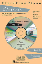 ChordTime Classics (Level 2B). Arranged by Nancy Faber and Randall Faber. For Piano/Keyboard. Faber Piano Adventures. Classics. 2B. CD only. 2 pages. Faber Piano Adventures #CD1014. Published by Faber Piano Adventures.

Background accompaniments on CD. Orchestrated by Edwin McLean. Piano arrangements of some of the great symphonic and operatic masterworks of Western music. Contents include: Aria (from the Peasant Cantata) by J.S. Bach • La Donna e Mobile (from the opera Rigoletto) by Verdi • Largo (from the opera Die Fliedermaus) by J. Strauss, Jr. • The Little Man in the Woods (from the opera Hansel and Gretel) by Humperdinck • March Militaire by Shubert • Overture (from the opera William Tell) by Rossini • Pizzicato Polka by J. Strauss, Jr. & J. Strauss • Polvetzian Dance No. 17 (from the opera Prince Igor) by Borodin • Roses from the South by J. Strauss, Jr. • The Rage Over the Lost Penny by Beethoven • Theme from “The Surprise” Symphony by Haydn • Theme from Trumpet Concerto in Eb by Haydn • Trepak (from the ballet The Nutcracker) by Tchaikovsky.