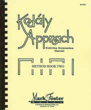 Kodály Approach. (Method Book Two - Textbook). For Choral (Book). Mark Foster. Softcover. 197 pages. Shawnee Press #BK0020. Published by Shawnee Press.

These three comprehensive Kodály method books include tested techniques and invaluable ideas by one of the world's leading authorities on adapting Kodály for American children. The concepts and lesson plans in the method may be used independently or with the loose-leaf materials for transparencies, which review basic materials at each of the three levels. Approach II reinforces the concepts taught in Approach I and presents new rhythmic elements and melodic material with methods to support the basic philosophy and sequential development underlying the entire Kodály approach. Grades K-6.