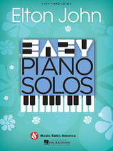 Elton John - Easy Piano Solos by Elton John. For Piano. Piano/Vocal/Guitar Artist Songbook. Softcover. 48 pages. Published by Music Sales.

Over 20 of Sir John's best arranged for the beginning player, including: Bennie and the Jets • Can You Feel the Love Tonight • Candle in the Wind • Crocodile Rock • Don't Go Breaking My Heart • Don't Let the Sun Go down on Me • Goodbye Yellow Brick Road • I'm Still Standing • Rocket Man (I Think It's Gonna Be a Long Long Time) • Sacrifice • Saturday Night's Alright (For Fighting) • Tiny Dancer • Your Song • and more.