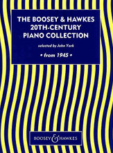 The Boosey & Hawkes 20th-Century Piano Collection (from 1945). By Various. Edited by John York. For Piano (Piano). BH Piano. 66 pages. Boosey & Hawkes #M060106729. Published by Boosey & Hawkes.

Contents: Prelude from Music for Piano (Fine) • Twelve Miniature Studies, Nos. 2-3 (Panufnik) • For Johnny Mehegan (Bernstein) • For Helen Coates (Bernstein) • Scherzo (Goldschmidt) • From the Ballet (Goldschmidt) • Kaleidoscopes, Nos. 6-10 (Lees) • Two Fabrications (Tull) • Five Little Pieces (Maxwell Davies) • Suite for Piano No. 3 (Kadosa) • Prayer of the Matador (Dello Joio) • Night Song (Dello Joio) • Russian Dancer (Dello Joio) • Stevie's Ferry to Hoy (Maxwell Davies) • Sixteenth Notes (Horne) • Fourths and Fifths (Horne) • A Cecilian Variation for JFK (MacMillan) • Angel (MacMillan).