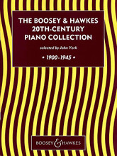 The Boosey & Hawkes 20th-Century Piano Collection (1900-1945). By Various. Edited by John York. For Piano (Piano). BH Piano. 72 pages. Boosey & Hawkes #M060107573. Published by Boosey & Hawkes.

Contents: Three Studies (Quilter) • Valse Capricieuse (Bridge) • Prelude in F sharp (Gurney) • Prelude in D flat (Gurney) • Three Moods (Copland) • Waltz (Delius) • Toccata (Delius) • Dance (Khachaturian) • Dance of Death (Shostakovich) • Legend (Shostakovich) • A Patchwork of Shadows (Parker) • Scherzino (Benjamin) • Three Concert Etudes, No. 2 (Rowley) • Mazurka (Martinu) • Intermezzo (Prokofiev) • Gavotte (Prokofiev) • Forest Peace (Benjamin).