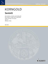 Sextet D Major Op. 10. (Set of Parts). By Erich Wolfgang Korngold (1897-1957). For String Sextet. Schott. Set of Parts. Schott Music #ED3134. Published by Schott Music.

2 violins, 2 violas and 2 violoncellos.