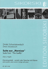 Suite from The Gadfly (Score and Parts). By Dmitri Shostakovich (1906-1975). Edited by Hans-J. Rogoll. For Cello, Double Bass, Piano, Viola, Violin, Score, Piano Quintet. Ensemble. 88 pages. Sikorski #SIK2258. Published by Sikorski.

Shostakovich's Suite from the film music “The Gadfly” has been masterfully arranged for piano quintet, piano sextet, or string orchestra and piano by Hans J. Rogoll.