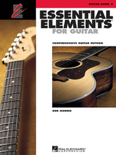 Essential Elements for Guitar - Book 2. For Guitar. Essential Elements Guitar. Softcover. 96 pages. Published by Hal Leonard.

Essential Elements for Guitar, Book 2 is a continuation of the concepts and skills taught in Book 1 and includes all of its popular features as well - great songs in a variety of styles, quizzes, music history, music theory, and much more. Concepts taught in Book 2 include: playing melodically in positions up the neck * playing movable chord shapes up the neck * playing scales and extended chords in different keys * more right-hand studies * fingerpicking and pick style * improvisation in positions up the neck * studying different styles through great song selections * and more!