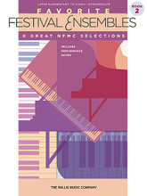 Favorite Festival Ensembles. (Later Elementary to Early Intermediate Level). By Various. For Piano/Keyboard. Willis. Late Elementary to Early Inter. Book only. 56 pages. Published by Willis Music.

This special collection features past favorite NFMC duets and trios that have been newly engraved. Up-to-date performance notes from the composers also help to ensure a wonderful collaborative experience. Titles: The Chase (Miller/Engle) • Kibbutz Capers (Karp) • Oriental Bazaar (Gillock) • Petite Spanish Dance (Miller) • Pinwheels (Beard) • Polka (Karp) • Trepak (Tchaikovsky/Gillock) • Western Bolero (Karp).