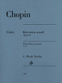 Frédéric Chopin - Piano Trio in G Minor, Op. 8 (Score and Parts). By Frédéric Chopin. Edited by Andreas Groethuysen and Ernst Herttrich. For Piano Trio (Score & Parts). Henle Music Folios. Softcover. G. Henle #HN1068. Published by G. Henle.

Based on the French, German, and English first editions published in 1833, and the 1829 autograph manuscript. This highly romantic chamber piece is now available in an Urtext edition.