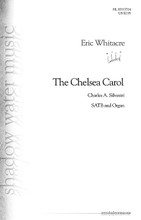 The Chelsea Carol by Eric Whitacre (1970-). For Choral (SATB, Organ). Eric Whitacre Choral. 16 pages. Published by Shadow Water Music.

“Come thou Wisdom, Gift of Winter” – Composed for the Choirs of Birmingham-Southern College Service of Lessons and Carols, this meditative advent work for SATB divisi voices and organ with a Latin text by Charles Anthony Silvestri features chant-like melodies over vocal and organ pedal tones, vivid dissonances and striking dynamic contrasts. Duration ca. 7:20.

Minimum order 6 copies.