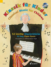 Classical Music for Children edited by Marianne Magolt. For piano. Piano. Softcover with CD. 80 pages. Schott Music #ED20243. Published by Schott Music.

52 easier piano pieces from the Baroque, Classical and Romantic eras. Composers include Bach * Mozart * Beethoven * Chopin * and Debussy. A CD of full performances is also included.