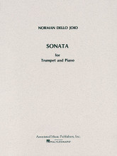 Sonata. (Trumpet and Piano). By Norman Dello Joio (1913-). For Piano, Trumpet (Trumpet). Brass Solo. 28 pages. G. Schirmer #AMP7799. Published by G. Schirmer.

The American composer Norman Dello Joio (1913-2008) was a recipient of the Pulitzer Prize for Music in 1957. Dello Joio's music incorporates the use of both traditional chants and more modern, jazz rhythms. This concerto was commissioned by the International Trumpet Guild.