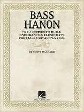 Bass Hanon. (75 Exercises to Build Endurance and Flexibility for Bass Guitar Players). For Bass. Bass Instruction. Softcover. 128 pages. Published by Hal Leonard.

If you want to work on your bass guitar chops, this is the book for you! These 75 exercises will help you build your endurance and flexibility, challenging you in fun, interesting and methodical ways. Topics include: left-hand finger patterns * pull-offs and hammer-ons * string crossing * harmonic technique * arpeggios * scales * blues sequences * chords on the bass * articulations * rhythms * harmonics * and more.