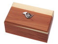 French Horn Emblem Cedar Box.