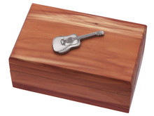Guitar Emblem Cedar Box.