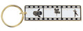 This Keychain with filmstrip is a perfect gift for movie lovers. 