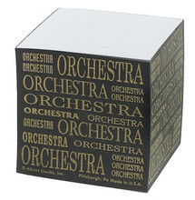 Take a few quick notes. This square orchestra memo pad makes a great reminder of things to do. 