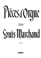 Organ Pieces of Louis Marchand by Louis Marchand (1669-1732). Arranged by Felix Alexandre Guilamnt. For Organ. Schott. 90 pages. Schott Music #ED1873. Published by Schott Music.