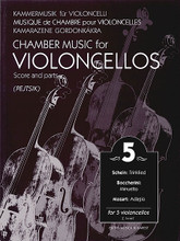 Chamber Music for Violoncellos - Volume 5 (5 Violoncellos Score and Parts). By Various. Arranged by Arpad Pejtsik. For Cello Ensemble. EMB. 36 pages. Editio Musica Budapest #Z14447. Published by Editio Musica Budapest.

Arrangements of: Trinklied (Schein) * Minuetto (Boccherini) * Adagio (Mozart).