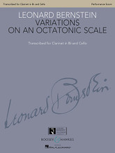 Leonard Bernstein - Variations on an Octatonic Scale. (Transcribed for Clarinet in B-flat and Cello Performance Score). By Leonard Bernstein (1918-1990). For Cello, Clarinet. Boosey & Hawkes Chamber Music. 16 pages. Boosey & Hawkes #M051107513. Published by Boosey & Hawkes.
Product,60131,Leonard Bernstein - Variations on an Octatonic Scale "