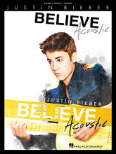 Justin Bieber - Believe. (Acoustic). By Justin Bieber. For Piano/Vocal/Guitar. Piano/Vocal/Guitar Artist Songbook. 74 pages. Published by Hal Leonard.

Our matching folio features acoustic and live versions of songs from Justin's blockbuster Believe, as well as three new recordings! Titles: All Around the World • As Long as You Love Me • Be Alright • Beauty and a Beat • Boyfriend • Fall • I Would • Nothing like Us • She Don't Like the Lights • Take You • Yellow Raincoat.