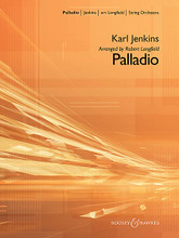 Palladio by Karl Jenkins. Arranged by Robert Longfield. For String Orchestra (Score & Parts). Boosey & Hawkes Orchestra. Grade 3-4. Boosey & Hawkes #M051778447. Published by Boosey & Hawkes.

Robert Longfield's version of the famous diamond commercial music includes just the first movement of Karl Jenkins' original suite. With skilled scoring for developing groups, Robert's arrangement puts this memorable theme well within the reach of most groups. Rhythmic and dramatic, its neo-Baroque style is perfect for string orchestra programming.