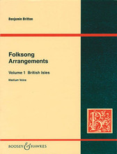 Folksong Arrangements - Volume 1: British Isles by Benjamin Britten (1913-1976). For Piano, Voice (Medium Voice). Boosey & Hawkes Voice. 22 pages. Boosey & Hawkes #M060014307. Published by Boosey & Hawkes.

Contents: Little Sir William • The Ash Grove • The Trees They Grow So High • O Can You Sew Cushions? • Oliver Cromwell • The Bonny Earl o' Moray • The Salley Gardens.