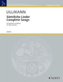 Complete Songs (Voice and Piano). By Viktor Ullmann. Arranged by Axel Bauni and Christian Hoesch. For Piano, Voice. Schott. 266 pages. Schott Music #ED8199. Published by Schott Music.

This is a major publication of the 61 songs of Austro-Hungarian/Czech composer Viktor Ullamnn (1898-1944). The songs are primarily German lieder, but others are in English and French. Ullman died in the Auschwitz concentration camp in 1944.