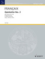 Wind Quintet No. 2. (Set of Parts). By Jean Francaix (1912-1997) and Jean Fran. For Woodwind Quintet (Parts). Schott. Set of Parts. Schott Music #ED7548. Published by Schott Music.