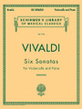 6 Sonatas For Cello And Piano (Cello and Piano). By Antonio Vivaldi (1678-1741). Edited by Nikolai Graudan and N Graudan. For Cello, Piano (Cello). String Solo. Baroque. Difficulty: medium. Set of performance parts (includes separate pull-out cello part). Solo part, piano accompaniment and performance notes. 73 pages. G. Schirmer #LB1794. Published by G. Schirmer.