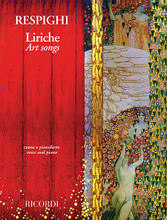 Liriche. (Art Songs in Medium High Voice). By Ottorino Respighi (1879-1936). For Piano, Voice. Vocal. Softcover. 120 pages. Ricordi #R139627. Published by Ricordi.

18 songs in original keys (medium and high voice), plus translations.