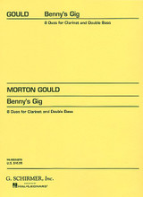 Benny's Gig. (Score and Parts). By Morton Gould (1913-1996). For Clarinet, Double Bass (Clarinet). Woodwind. 20 pages. G. Schirmer #ED3144. Published by G. Schirmer.

8 duos for clarinet and double bass.