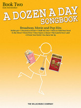 A Dozen A Day Songbook - Book 2 (Early Intermediate Level). By Various. Arranged by Carolyn Miller. For Piano/Keyboard. Willis. Early Intermediate. Softcover. 32 pages. Published by Willis Music.

The A Dozen a Day Songbook series contains wonderful Broadway, movie and pop hits that may be used as companion pieces to the memorable technique exercises in the A Dozen a Day series. Also suitable as supplements for ANY method!

Songs in Book 2: Hallelujah • I Dreamed a Dream • I Walk the Line • I Want to Hold Your Hand • In the Mood • Moon River • Once Upon a Dream • This Land Is Your Land • A Whole New World • You Raise Me Up.