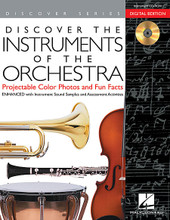 Discover the Instruments of the Orchestra: Digital Version. (Projectable Color Photos, Fun Facts and Instrument Sound Samples). Teacher CD-ROM. Expressive Art (Choral). DVD & CD_Rom. Published by Hal Leonard.

Discover the Instruments of the Orchestra Series has gone DIGITAL! Now you can explore the four families of the orchestra - strings, woodwinds, brass and percussion - with interactive projection and sound! Capture your students' imaginations with full-color photos, instrument histories, interesting fun facts and titles of representative musical works featuring each instrument - all set in a user-friendly PDF format that uses Adobe Reader 9.0 or higher. This ENHANCED version also features short sound sample recordings for each instrument that are embedded into the projected file, so you can listen and watch with a single click! For review and assessment, this resource also includes an orchestral recording of Benjamin Britten's “The Young Person's Guide to the Orchestra: Theme” which features all four instrument families. For more review, there is also a listening game “Who Am I?” that will challenge your students and assess how well they know each instrument by sight and sound. Whether you use an interactive whiteboard, or a projection system and your computer, the learning possibilities are endless! Grades 4-8.