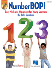 NumberBOP. (Easy Math and Movement for Young Learners). By John Jacobson. Book and CD pak. Expressive Art (Choral). 40 pages. Published by Hal Leonard.

Let's rock with NumberBOP! Count by tens, then by fives, then all the way to fifty! Show left and right, high and low, and tall and short, just for starters. Count pennies in a nickel, seconds in a minute, hours in a day, and more! It all adds up to hours of fun with math for young learners in grades K-2. Reinforce basic concepts and groove to the beat of music, then watch math scores climb! NumberBOP is jammed-packed with songs, ideas, games, movement and creative extension activities! Reproducible songsheets with chord symbols and separate lyric sheets are also included. Sing-along with John and the NumberBOP kids on the enclosed CD with high-quality performance and accompaniment-only recording options for added fun and reinforcement. This CD is also enhanced with songsheet and lyric sheet PDFs to project or reproduce. Sharpen math skills this year with NumberBOP! Songs include: NumberBOP, Let's Count by Tens, Counting to Fifty, Doin' Time, A Penny in My Pocket, Marty Monkey, A Fraction Is a Part of a Whole, It All Adds Up. Suggested for Grades K-2.