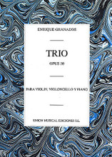 Trio Op. 50. (Piano Trio). By Enrique Granados (1867-1916). For Piano Trio. Music Sales America. Classical. 128 pages. Union Musical Ediciones #UME22021. Published by Union Musical Ediciones.

Born in Lérida in 1867, Enrique Granados studied the piano and composition in Barcelona and then in Paris, returning to Barcelona in 1889. He won distinction as a pianist and popularity in Spain with his contributions to the form of zarzuela. He was drowned in the English Channel when the boat on which he was returning home from an American tour by way of Liverpool was torpedoed.