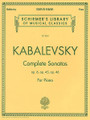 Complete Sonatas for Piano (Sonata No. 1, Op. 6; Sonata No. 2, Op. 45; Sonata No. 3, Op. 46). By Dmitri Kabalevsky (1904-1987). Edited by Carl A. Rosenthal and Carl Rosenthal. For Piano. Piano Collection. 20th Century and Russian. SMP Level 10 (Advanced). Collection. Standard notation and fingerings (does not include words to the songs). 90 pages. G. Schirmer #LB2033. Published by G. Schirmer.

Includes all three sonatas (1927, 1945, 1946) from the popular Russian master, now at a new lower price!

About SMP Level 10 (Advanced) 

Very advanced level, very difficult note reading, frequent time signature changes, virtuosic level technical facility needed.