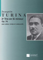 Piano Trio No. 2, Op. 76. (Score and Parts). By Joaquin Turina (1882-1949). For Cello, Piano, Violin, Piano Trio. Ensemble. 44 pages. Editions Salabert #SRL11877X. Published by Editions Salabert.