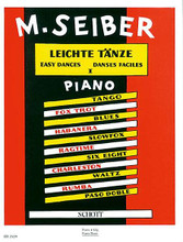 Easy Dances. (One Piano, Four Hands). By Matyas Seiber (1905-1960) and M. For Piano, 1 Piano, 4 Hands. Schott. 40 pages. Schott Music #ED2529. Published by Schott Music.

Contents: Tango I • Foxtrot I • Paso doble • Tango II (Habañera) • Waltz • Foxtrot II • Blues • Rumba • Tango Argentino (Easy Version) • Slow-Fox • Ragtime • Six-Eight • Charleston • Waltz (Two Pianos) • Tango Argentino.