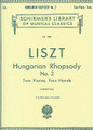 Hungarian Rhapsody No. 2 - Two Pianos, Four Hands (Piano Duet). By Franz Liszt (1811-1886). Arranged by Richard Kleinmichel. For Piano, 2 Pianos, 4 Hands. Piano. Classical Period. Difficulty: medium. Set of performance parts (includes two copies score). Full score notation. 56 pages. G. Schirmer #LB1568. Published by G. Schirmer.

Two Pianos, Four Hands. Includes set of parts for each player.