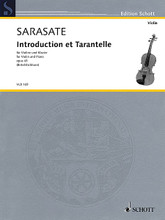 Introduction et Tarantelle, Op. 43 (Violin and Piano). By Pablo de Sarasate (1844-1908). Edited by Friedemann Eichhorn and Wolfgang Birtel. For Violin, Piano Accompaniment. String. Softcover. 28 pages. Schott Music #VLB169. Published by Schott Music.

In 1899, Sarasate composed one of his most popular, non-Spanish pieces, Introduction et Tarantella, Op. 43. Late Intermediate to Advanced Level.