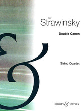 Double Canon for String Quartet. (Raoul Dufy in Memoriam). By Igor Stravinsky (1882-1971). For String Quartet (Set). Boosey & Hawkes Chamber Music. Book only. 6 pages. Boosey & Hawkes #M060026393. Published by Boosey & Hawkes.
Product,60546,Pulcinella (Complete Ballet)"