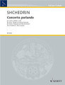 Concerto Parlando by Rodion Shchedrin (1932-). For Strings, Trumpet, Violin. Schott. Reduction. 78 pages. Schott Music #ED9826. Published by Schott Music.

Reduction for violin, trumpet and piano.