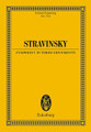 Symphony in Three Movements. (Study Score). By Igor Stravinsky (1882-1971). For Orchestra. Eulenburg Taschenpartituren (Pocket Scores). Study Score. 94 pages. Eulenburg (Schott Music) #ETP574. Published by Eulenburg (Schott Music).