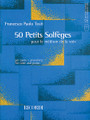 50 Petits Solfeges. (Voice and Piano). By Francesco Paolo Tosti (1846-1916). For Voice (Voice and Piano). Vocal. Book with CD. 152 pages. Ricordi #RER2941. Published by Ricordi.

Texts in Italian and English. This collection of a part of Tosti's solfeggi should be doubly welcome to modern musicians. From the didactic point of view it could significantly expand the horizons of singing practice, and at the same time this same material should make a valuable contribution to the study of Tosti's complex artistic personality. 2 CDs of piano accompaniments are included.