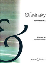 Serenade in A (Piano Solo). By Igor Stravinsky (1882-1971). Edited by Soulima Stravinsky. For Piano (Piano). BH Piano. Book only. 20 pages. Boosey & Hawkes #M060027055. Published by Boosey & Hawkes.