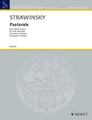 Pastorale. (Violin and Piano). By Igor Stravinsky (1882-1971). For Violin. Schott. Piano Reduction with Solo Part. 16 pages. Schott Music #ED2294. Published by Schott Music.