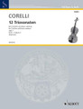 12 Trio Sonatas Op. 1, Nos. 1-3 (Score and Parts). By Arcangelo Corelli (1653-1713). Edited by Walter Kolneder. For String Trio. Schott. 45 pages. Schott Music #ED5376. Published by Schott Music.

2 violins and basso continuo; cello (viola da gamba) ad lib.