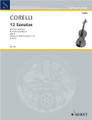 12 Sonatas, Op. 5, Nos. 7-12. (Violin and Basso Continuo). By Arcangelo Corelli (1653-1713). For Violin. Schott. 138 pages. Schott Music #ED728. Published by Schott Music.