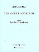 The Short Piano Pieces (Piano Solo). By Igor Stravinsky (1882-1971). Edited by Soulima Stravinsky. For Piano (Piano). BH Piano. Softcover. 56 pages. Boosey & Hawkes #M051240463. Published by Boosey & Hawkes.

Contents: Piano Rag-Music • Tango • Les Cinq Doigts (The Five Fingers): Andantino, Allegro, Allegretto, Larghetto, Moderato, Lento, Vivo, Pesante • Valse • Polka • Valse pour les Enfants • Four Etudes.