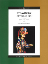 Pétrouchka. (Score). By Igor Stravinsky (1882-1971). For Orchestra, Score (Score). Boosey & Hawkes Scores/Books. Book only. 184 pages. Boosey & Hawkes #M060107092. Published by Boosey & Hawkes.

Revised 1947 version.