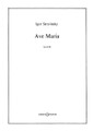 Bogoroditse Devo (Ave Maria) by Igor Stravinsky (1882-1971). For Choral, Chorus (SATB). Boosey & Hawkes Sacred Choral. 4 pages. Boosey & Hawkes #M060026157. Published by Boosey & Hawkes.

Text in Latin.

Minimum order 6 copies.